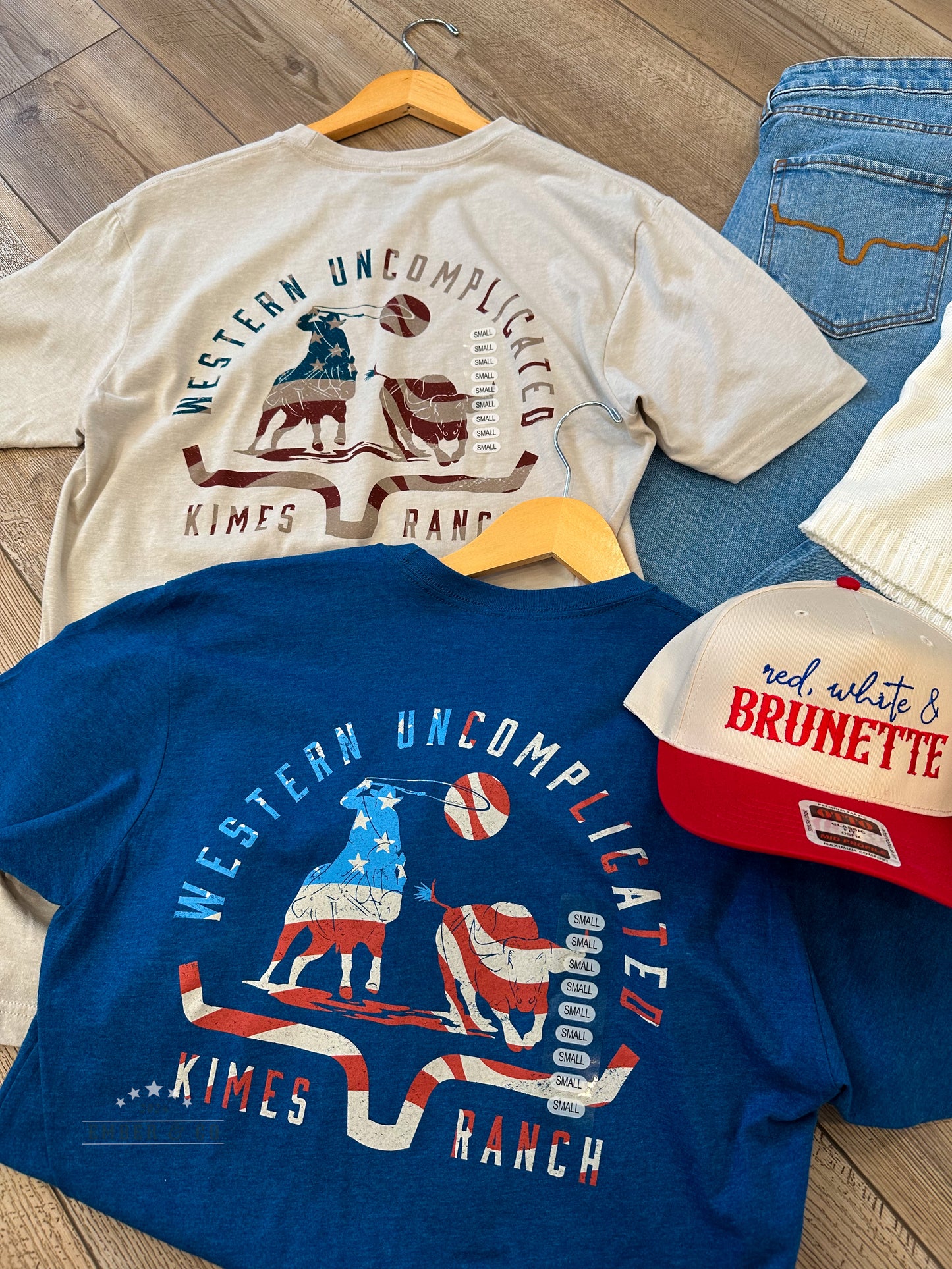 KR American Cowboy Graphic (BLUE)