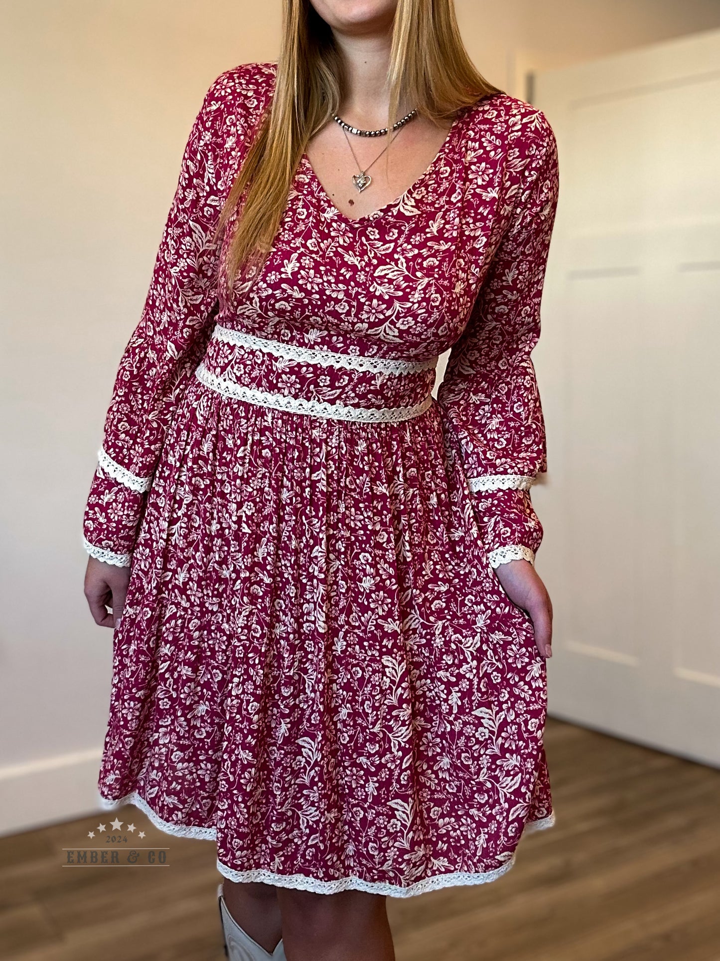 Rose Tie Dress