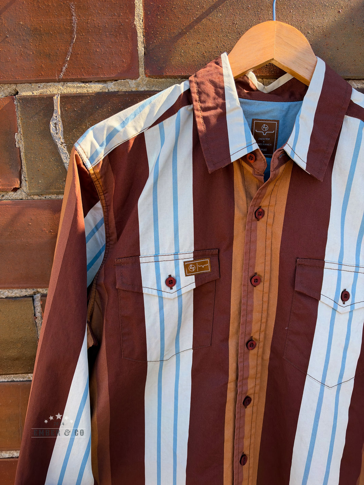 KR ZT Noxx Stripe Button Up