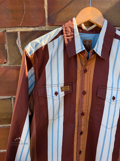 KR ZT Noxx Stripe Button Up