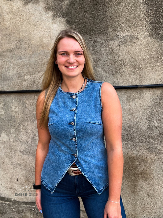 Ashli Denim Vest