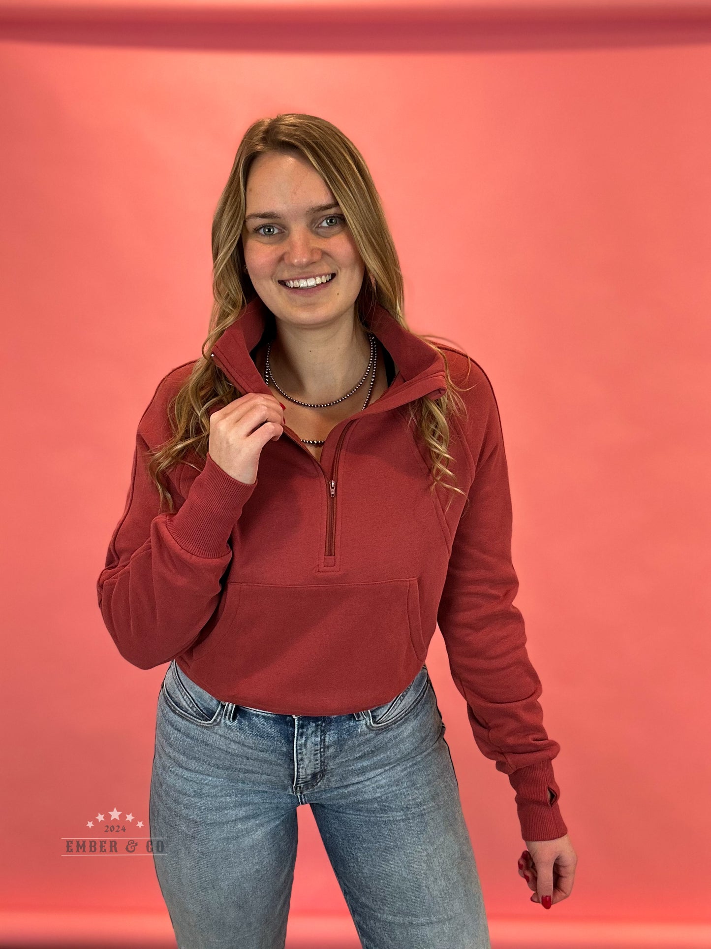 Collared Quarter-Zip