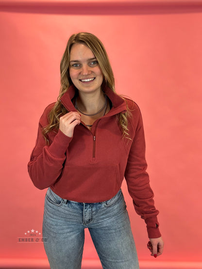 Collared Quarter-Zip