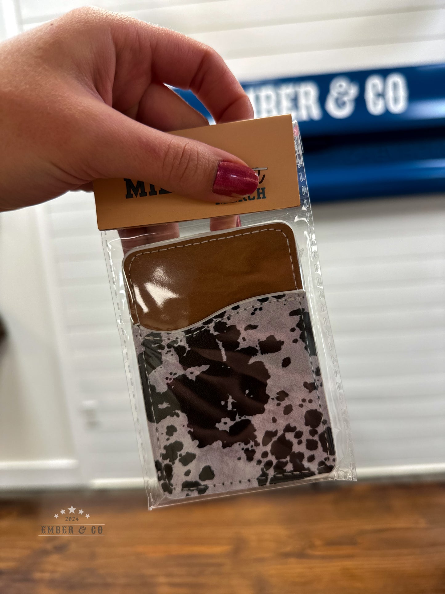 Cowhide Phone Pocket