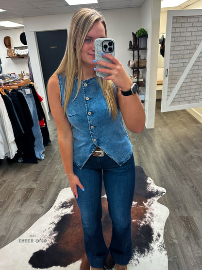 Ashli Denim Vest