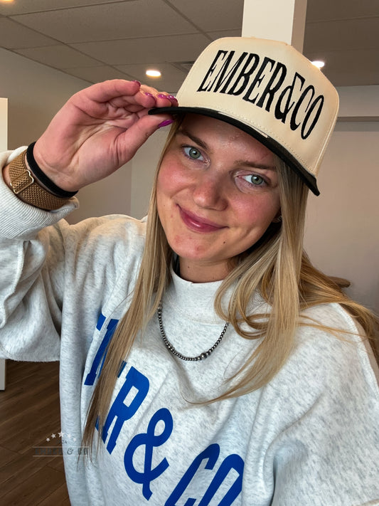 Ember & Co. Embroidered Trucker Hat