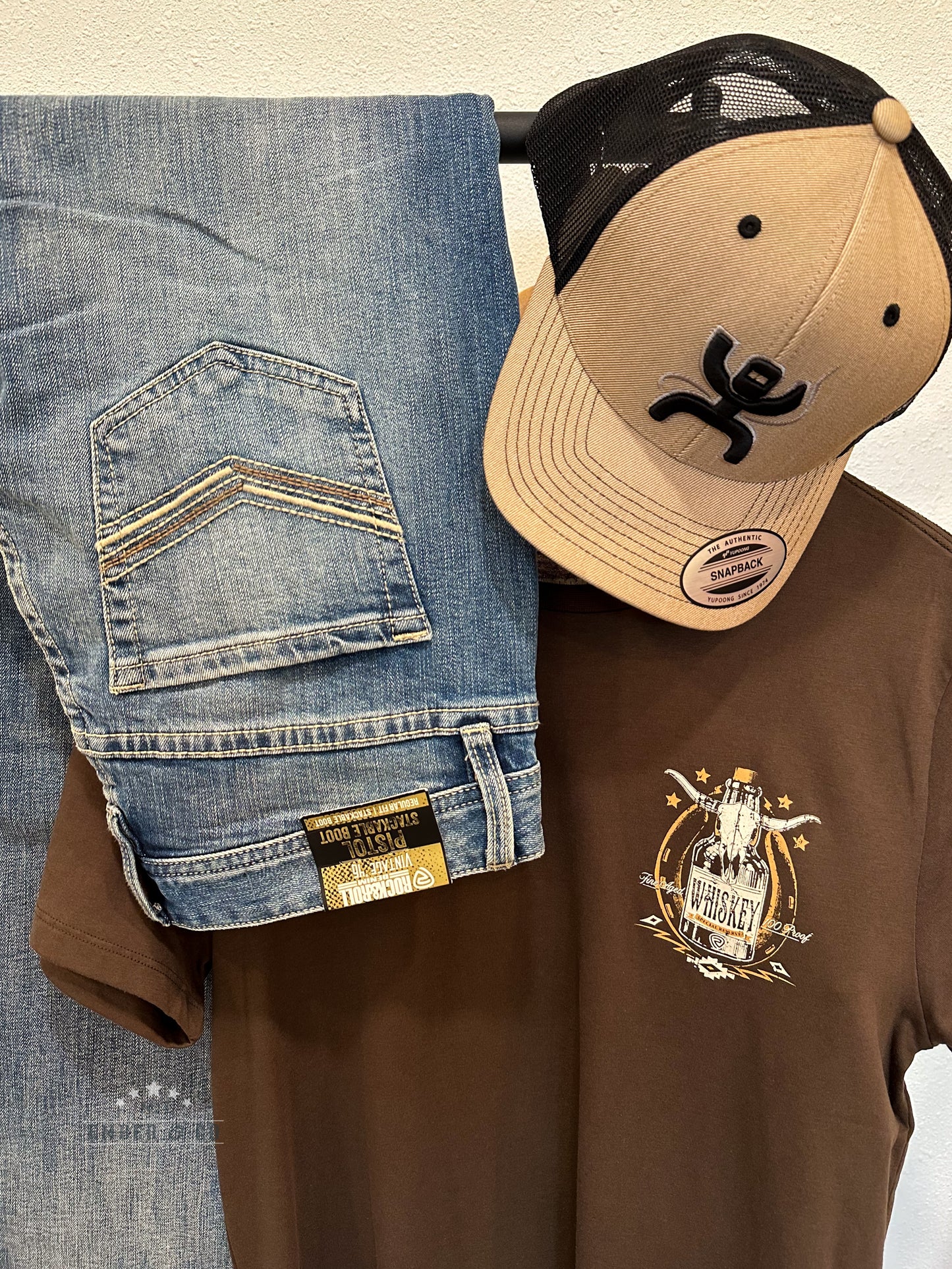 Hooey Tan Arc Trucker Hat