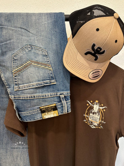 Hooey Tan Arc Trucker Hat