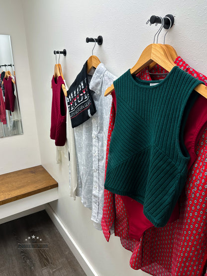 Holly Knit Tank - GREEN
