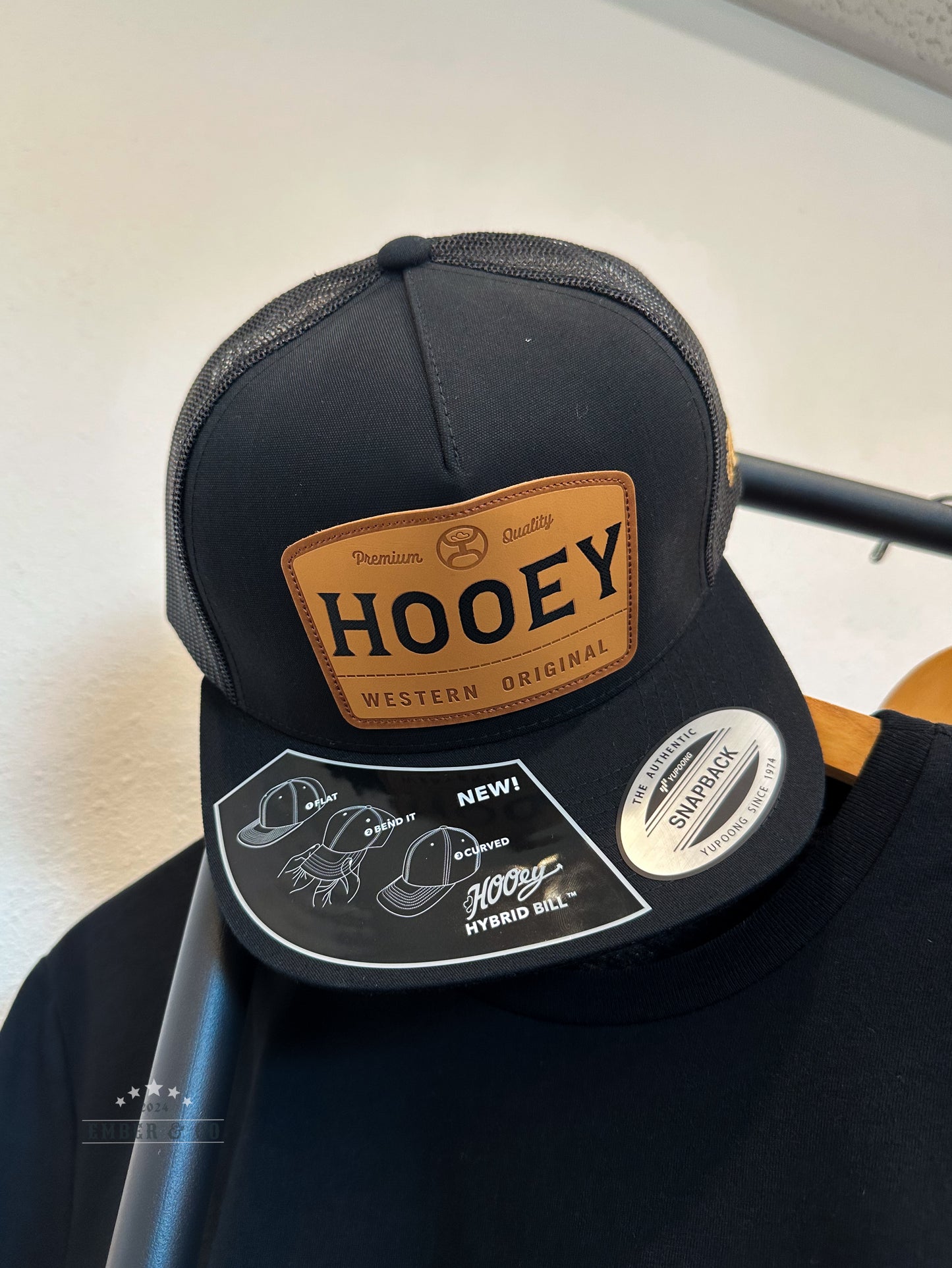 Black Trucker Hat w/ Patch