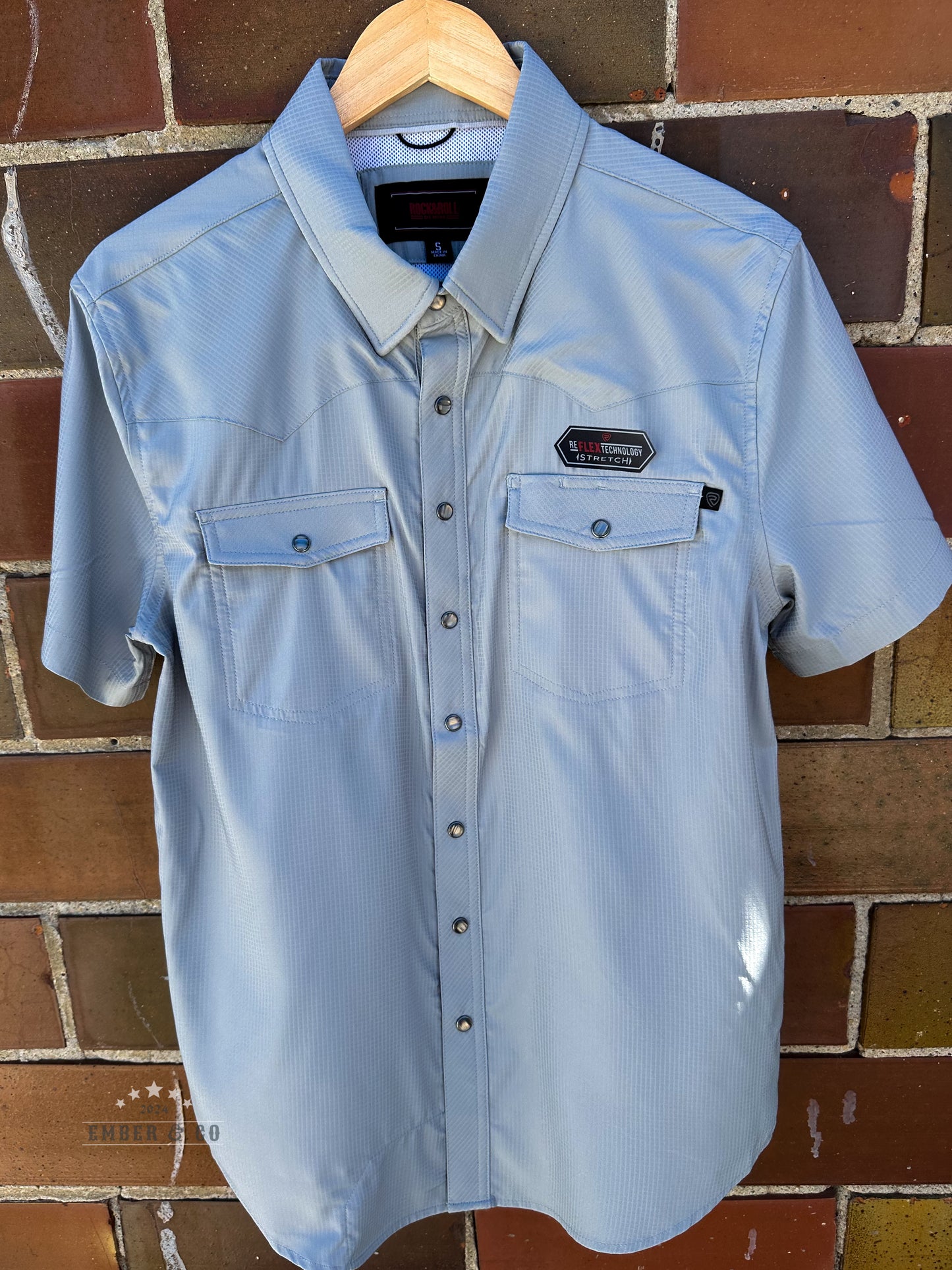 Men's Rock&Roll Tek SS Pearl Snap