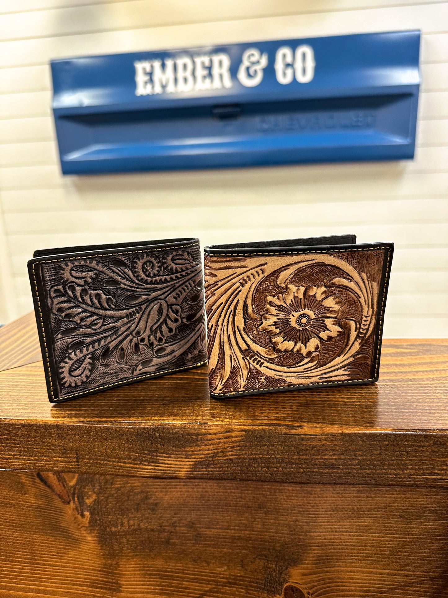 Tooled Bi-Fold Wallet