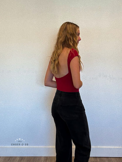 Ruby Boat Neck Bodysuit