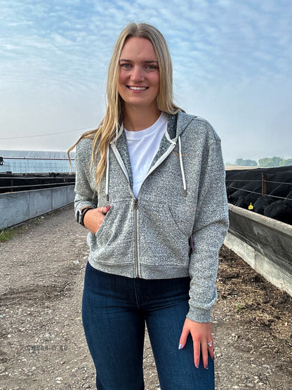 KR Shelly Cropped Zip-Up