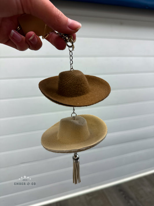 Cowboy Hat Mirror Charm