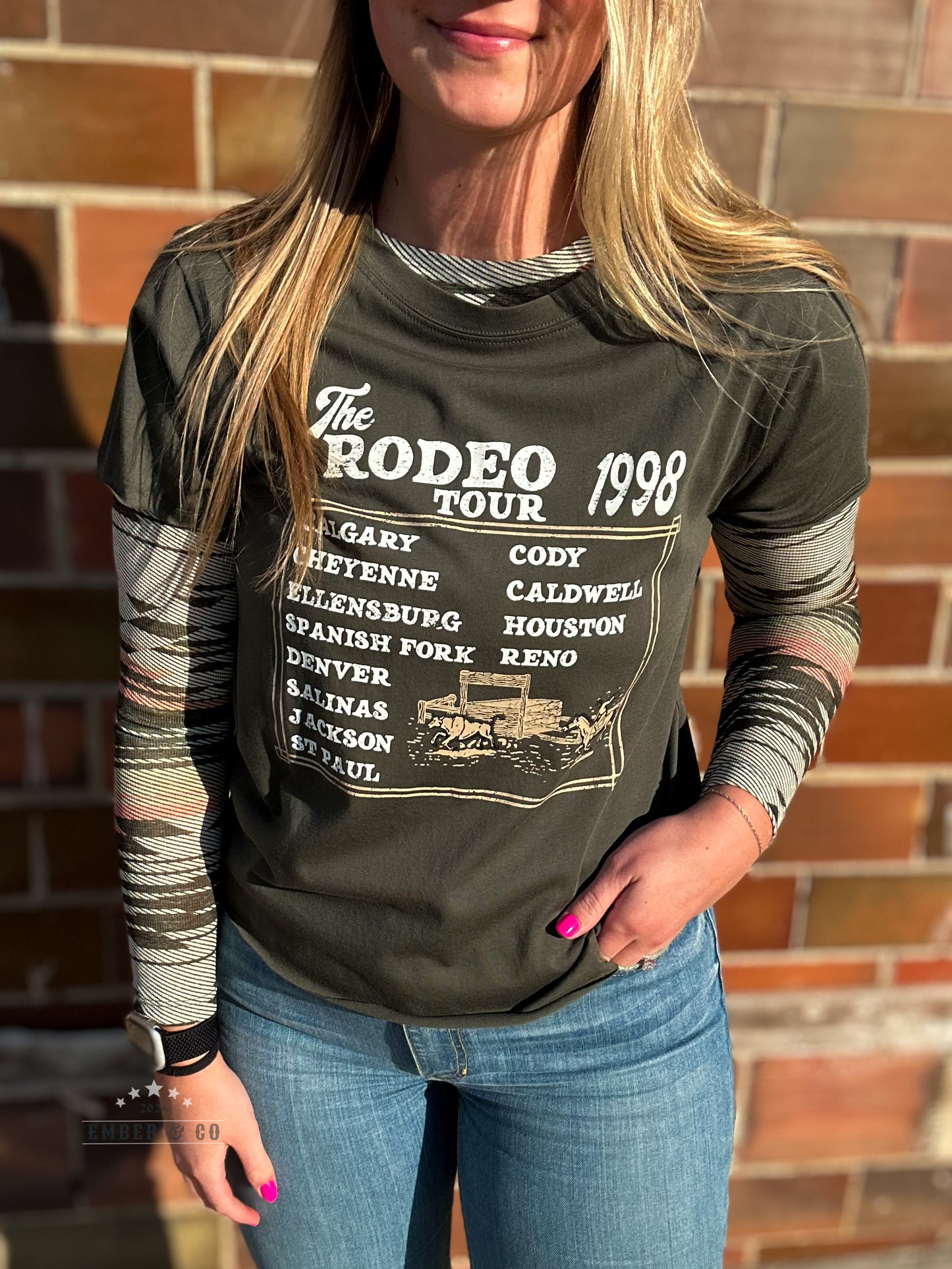 Electric Print Long Sleeve