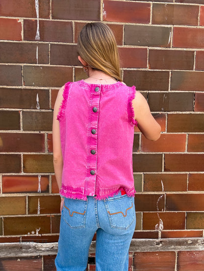 Pink Concho Tank