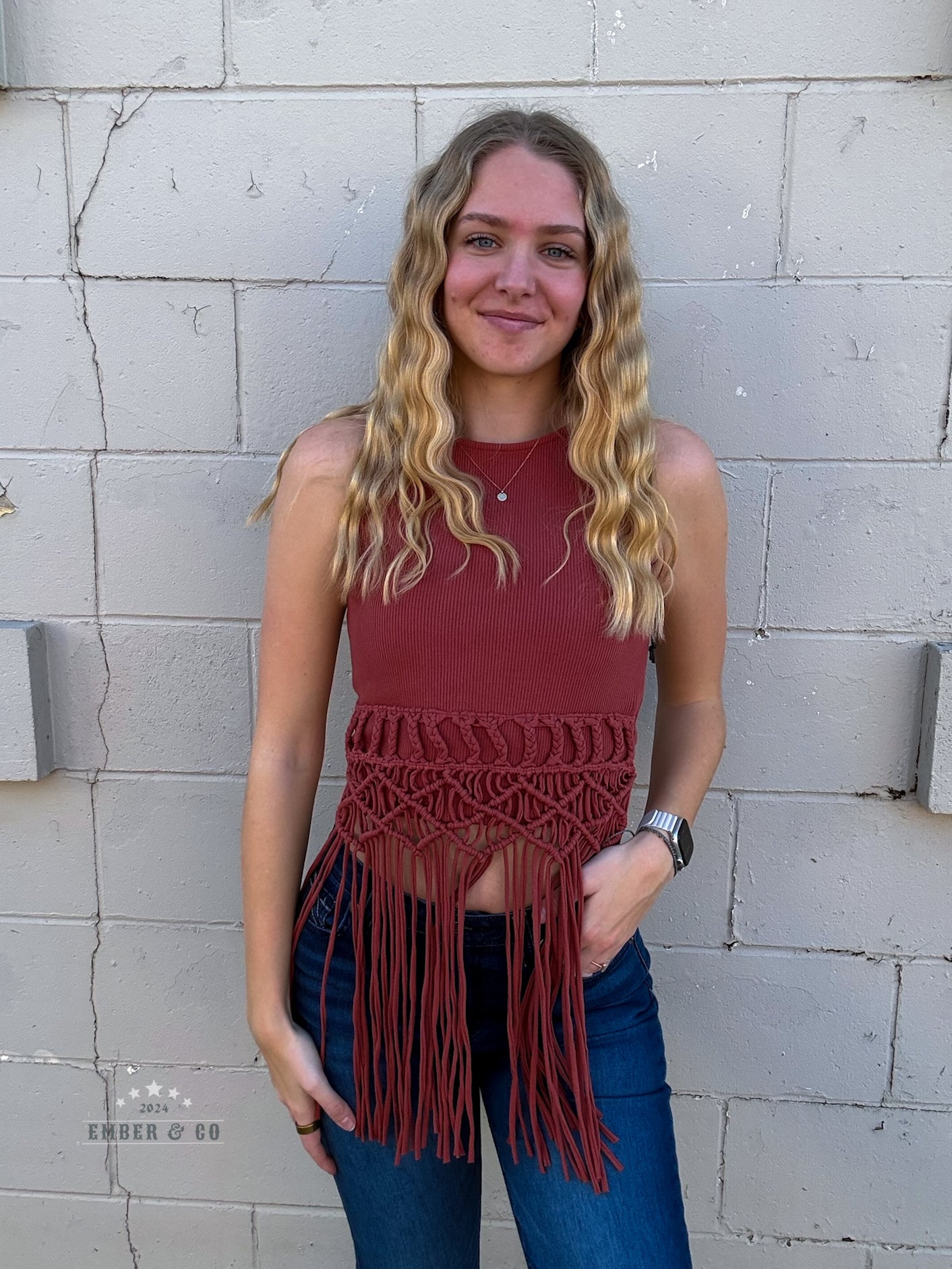 Macrame Tank Top