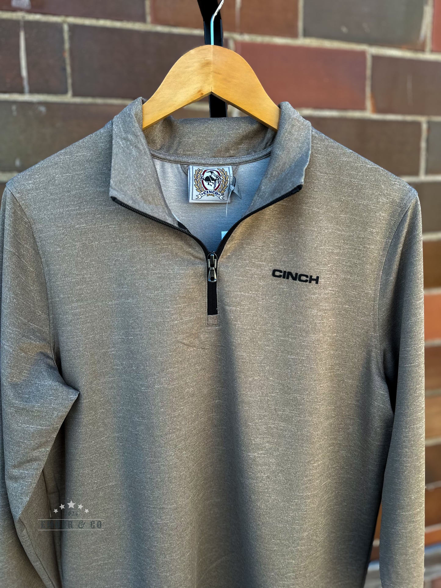 Cinch Men's Sandstone Quarter Zip