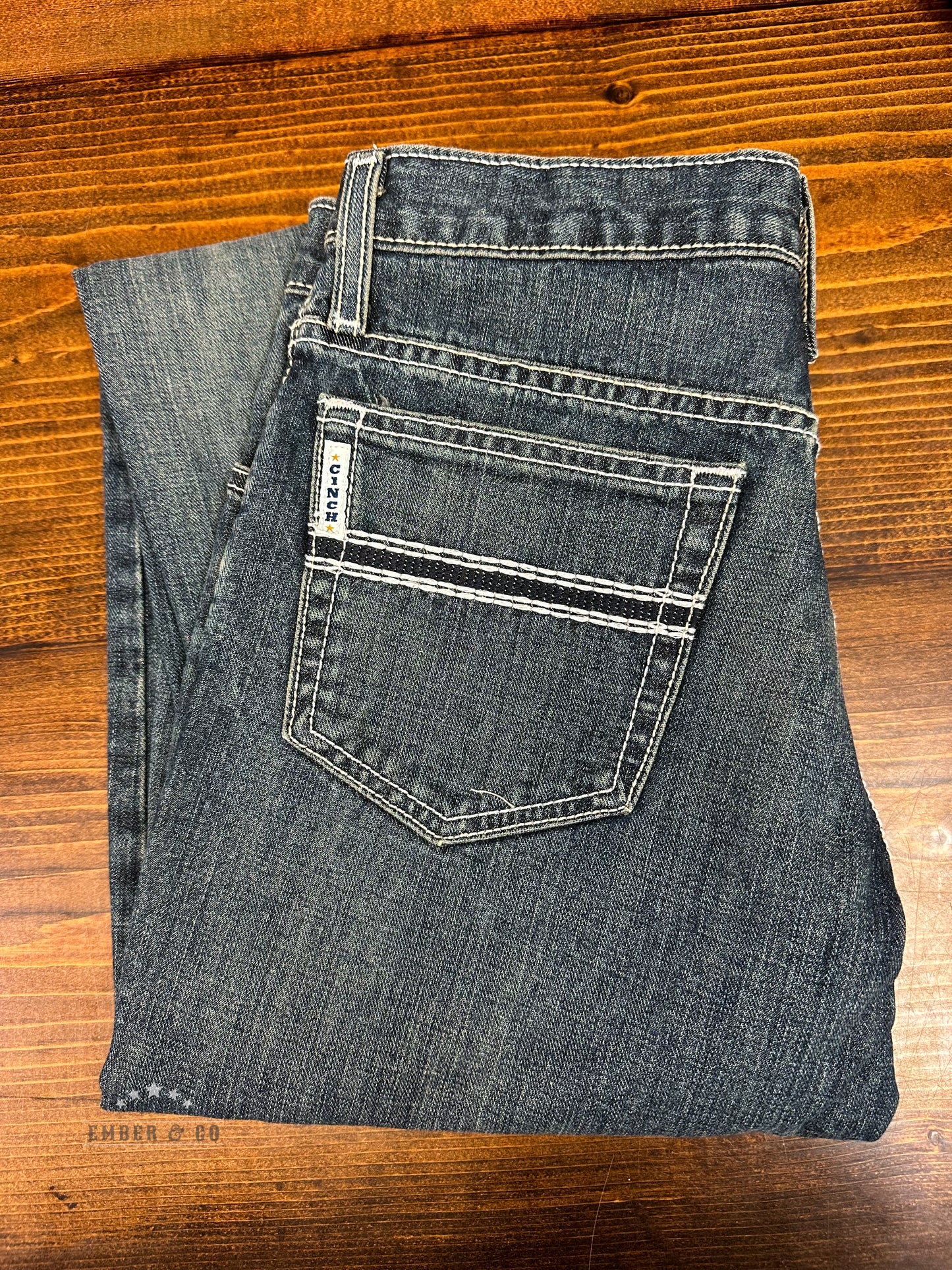 Men's White Label Dark Stone Denim