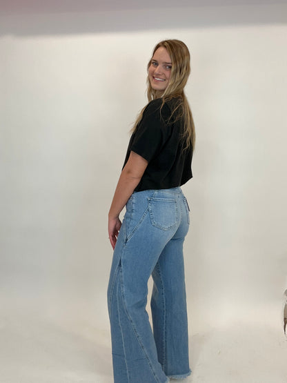 High Rise Wide Leg Jeans