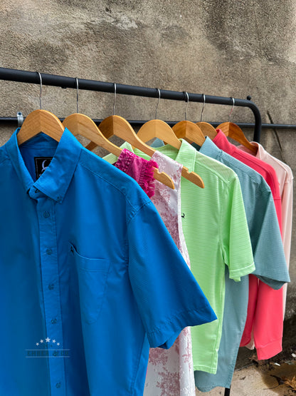 Men's Cinch Arenaflex Bold Blue Button Up