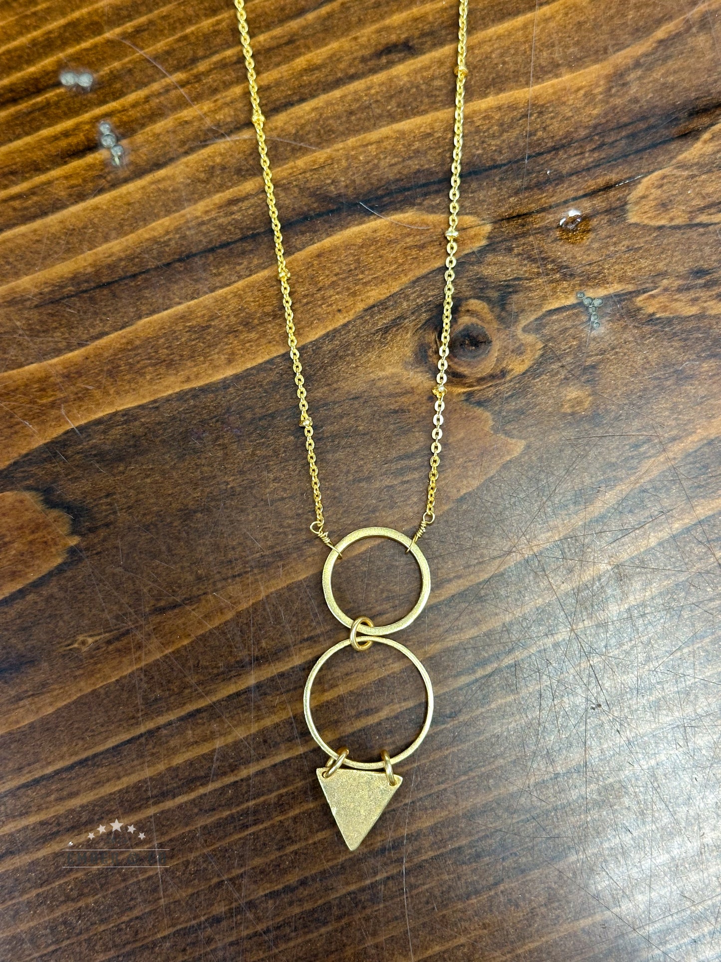 Shape and Arrow Necklace