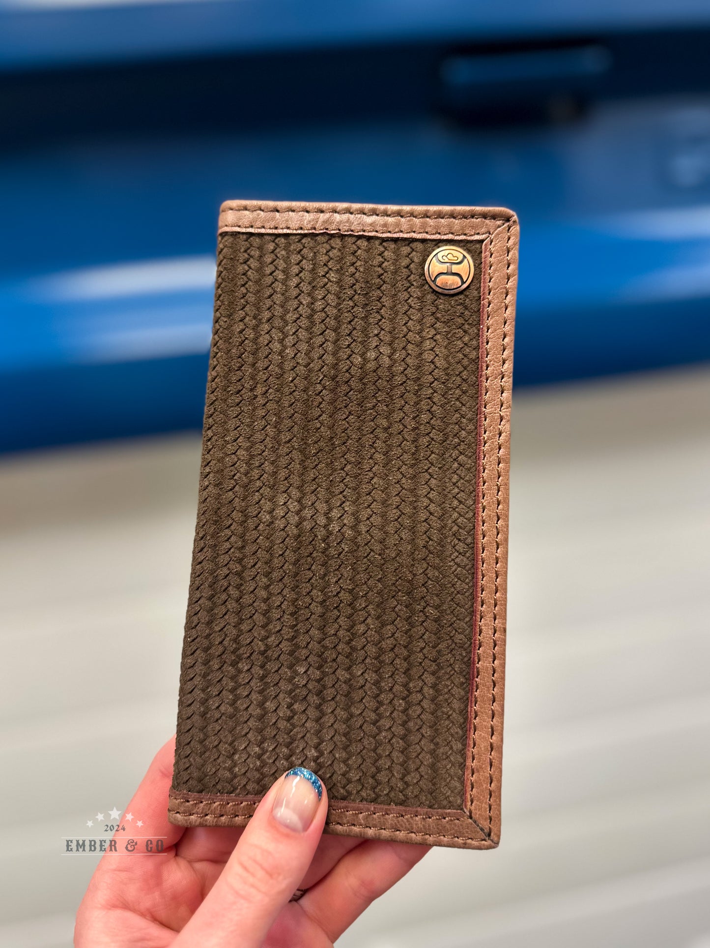 Hooey Basket Weave Wallet