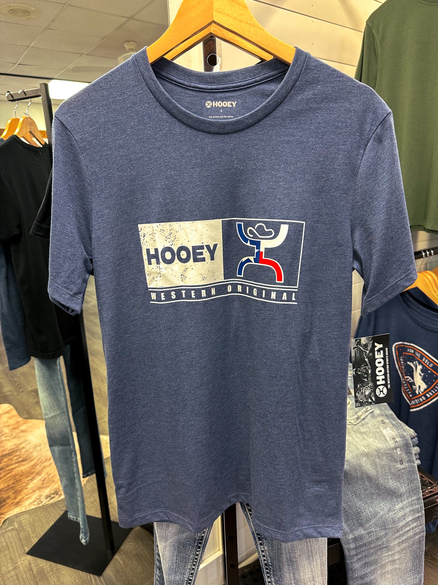 Men's Navy Patriotic Hooey Graphic