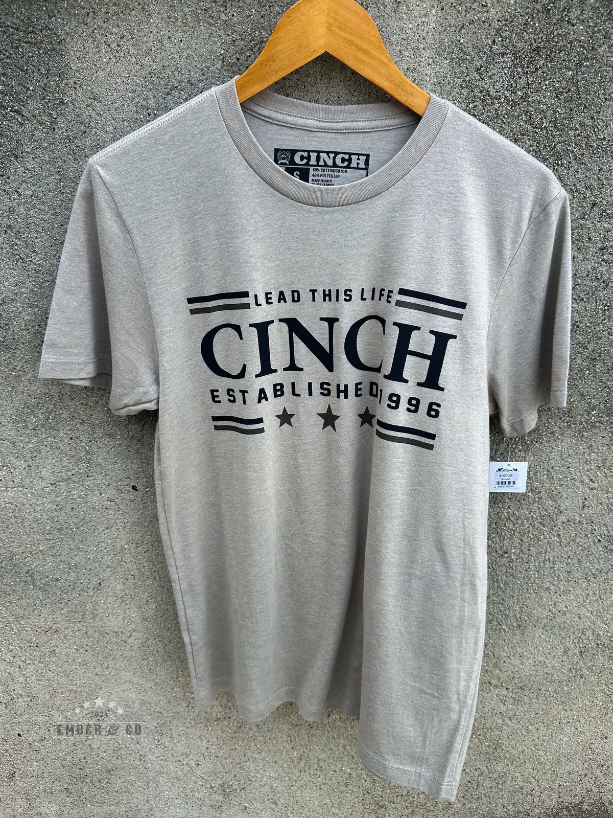Men's Khaki Cinch TShirt
