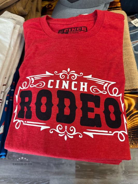 Men's Red Cinch Rodeo TShirt